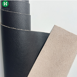 Eco-Friendly PU Faux Leather Fabric Litchi Texture Upholstery Furniture Sofa Bed Chair Car Seat Custom Color
