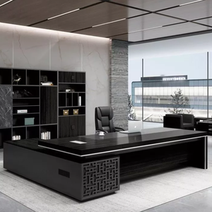 Modern Wooden Boss Manager Office Table Design