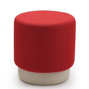 Custom Round Velvet Office Pouf Stool