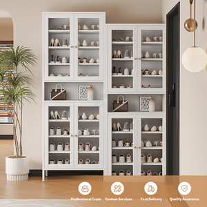 Steel Shoe Cabinet for Keys and Accessories