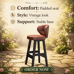 Counter Stool Modern Minimalist Solid Wood Height Adjustable Bar for Bar Furniture Commercial Use